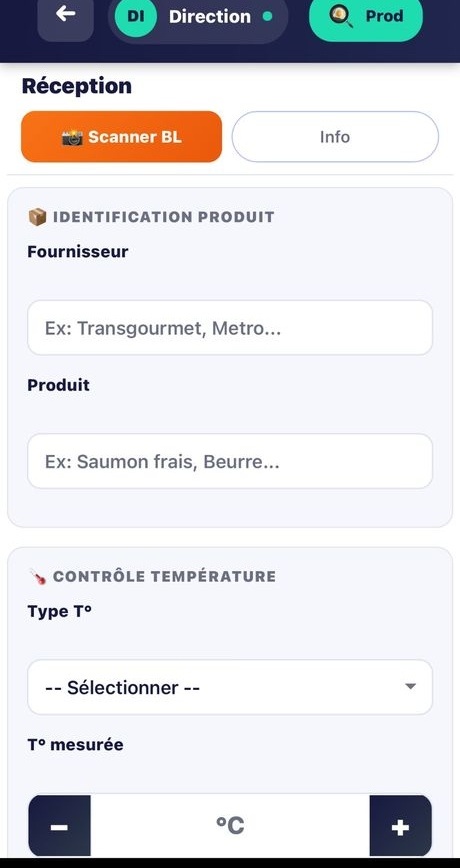 Contrôle réception